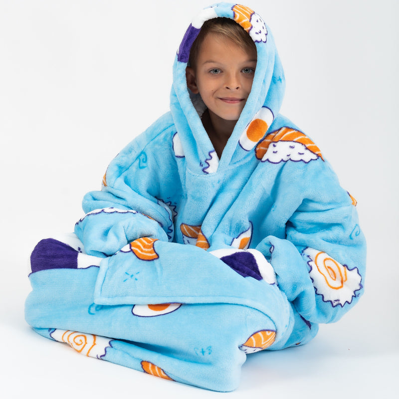 Cobertor Vestível Sushi kids