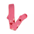 Meia Calça Coração Rosa