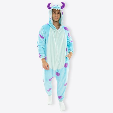 Macacão Sulley Kigurumi Original Disney