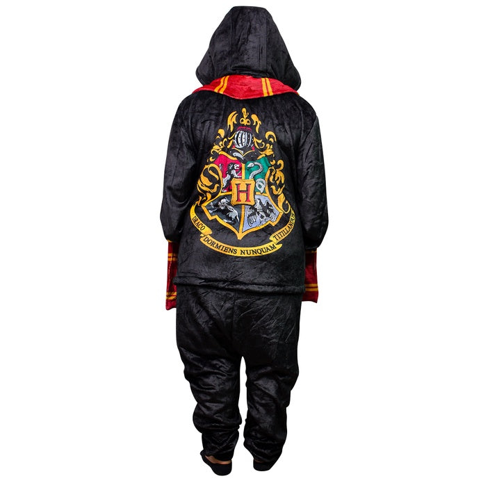 Pijama Fantasia Kigurumi Macacão Hogwarts Harry Potter