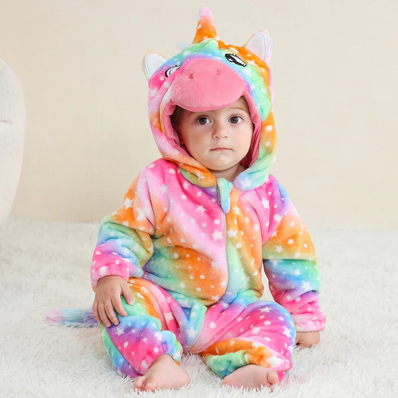 Macacão Unissex Kigurumi Dragão Girafa